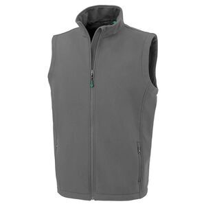 Result Genuine Recycled Mens Printable Body Warmer / Workguard Grey